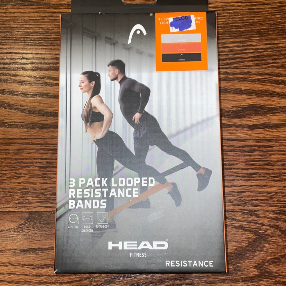 New! 3 pack looped resistance bands .